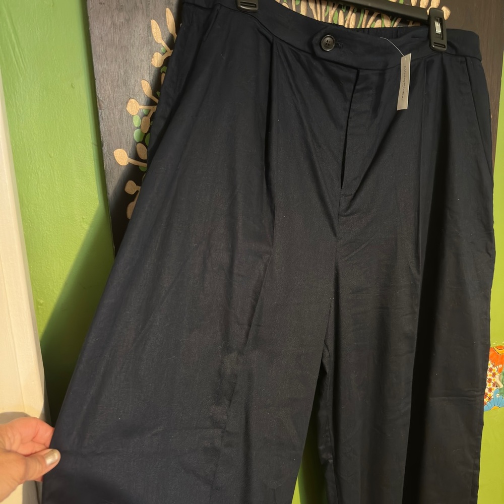 Banana Republic wide leg dressy denim pants